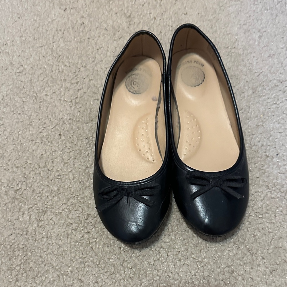 American Eagle Outfitters Black Bow Flats